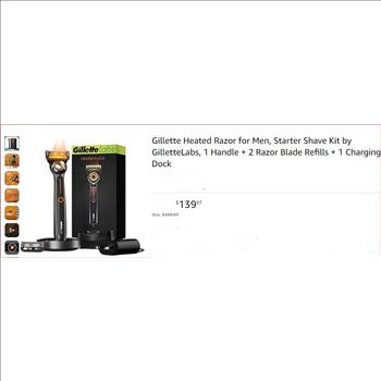 Gillette Heated Razor for Men