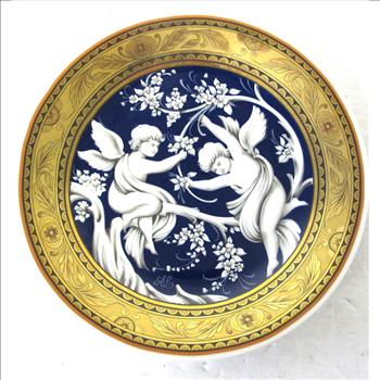 M.A.B.A. Porcellane Artistiche T.Limoges Hanging Plate