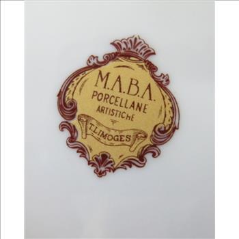 M.A.B.A. Porcellane Artistiche T.Limoges Hanging Plate
