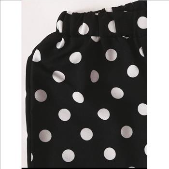 Baby Girl Cartoon Rabbit Tee and Polka Dot Short Size 2Y
