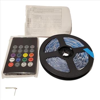 1pc 5m 150 Led 20-key Remote Control Music Sync Rgb Smart Light Strip