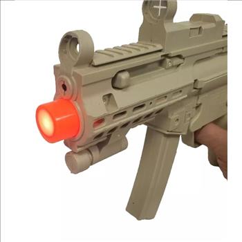Battery Operated Kids Toy Army Machine Gun Sound Light and Vibration 11.5