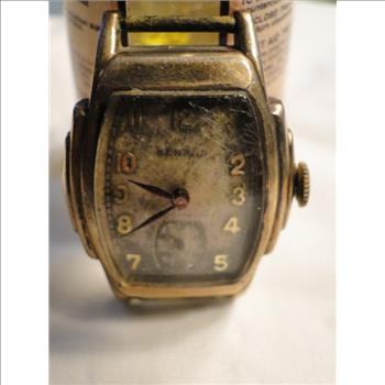 Vintage Benrus Shock Proof Gold Plated Watch