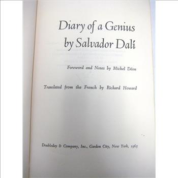 Diary of A Genius by Salvador Dali- Circa 1965