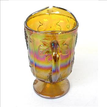 Vintage Carnival Glass Pitcher