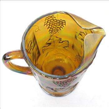 Vintage Carnival Glass Pitcher