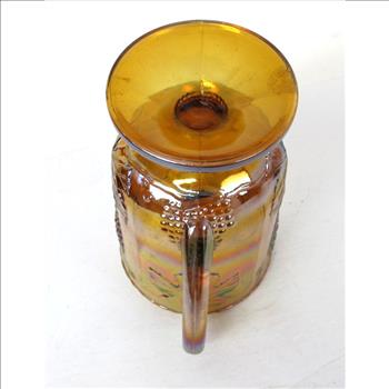 Vintage Carnival Glass Pitcher