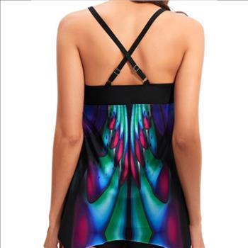 New, Women 2pc Tankini, Size Medium