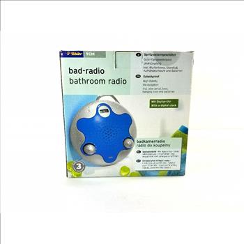 New Shower Bathroom Radio With Digital Clock