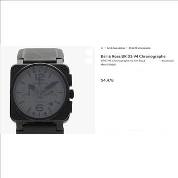 Bell & Ross Authentic Aviation Type Watch