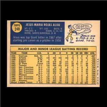 Jesus Alou 1970 Topps Houston Astros #248