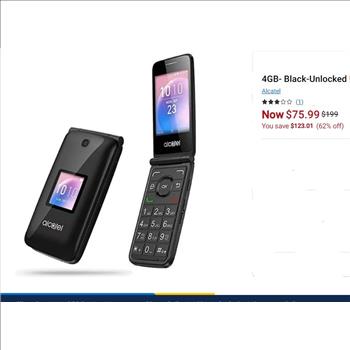 Nokia Alcatel Flip Phone New