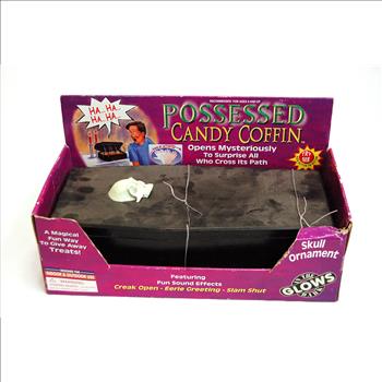 Halloween : New Possessed Coffin Candy - Motion Activated - 