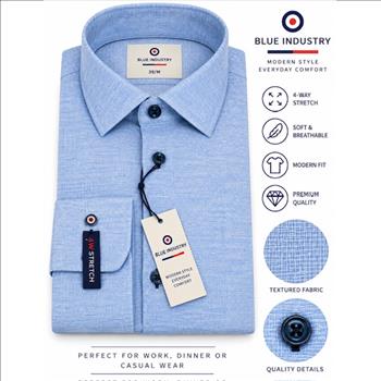 Men's Shirt Sz Lge By Blue Industry