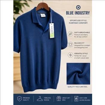 Men's Shirt Sz 4XL by Blue Industry