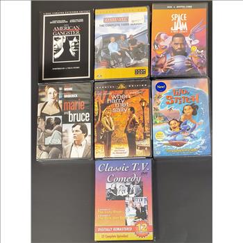 Lot of Mew 7 DVDs including American Gangster, Trailer Park Boys Season 3+