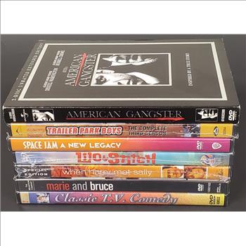 Lot of Mew 7 DVDs including American Gangster, Trailer Park Boys Season 3+