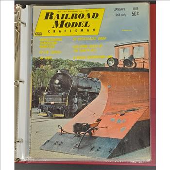 Set of 7 Vintage Railroad Model Craftsman Magazines 1969 Issues GC