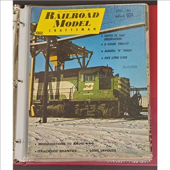 Set of 7 Vintage Railroad Model Craftsman Magazines 1969 Issues GC