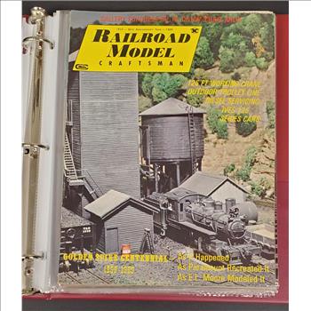 Set of 7 Vintage Railroad Model Craftsman Magazines 1969 Issues GC