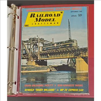 Set of 7 Vintage Railroad Model Craftsman Magazines 1969 Issues GC