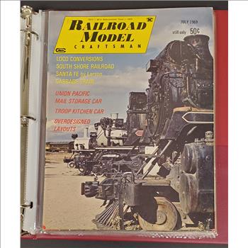 Set of 7 Vintage Railroad Model Craftsman Magazines 1969 Issues GC