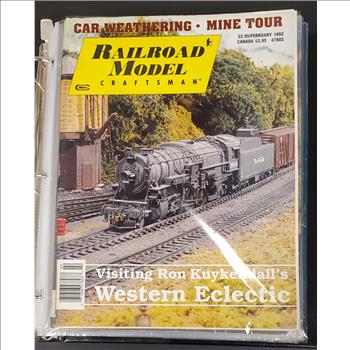 Vintage Railroad Model Craftsman Magazine Collection 1992 - 11 Issues VG