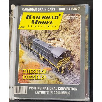 Vintage Railroad Model Craftsman Magazine Collection 1992 - 11 Issues VG