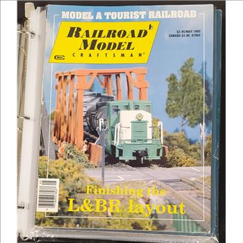 Vintage Railroad Model Craftsman Magazine Collection 1992 - 11 Issues VG