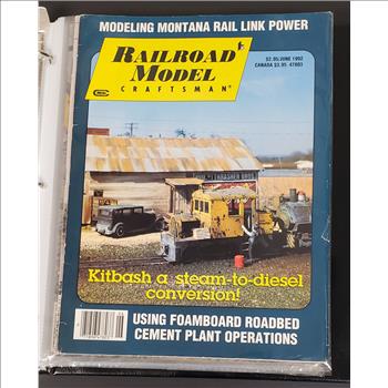 Vintage Railroad Model Craftsman Magazine Collection 1992 - 11 Issues VG
