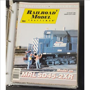 Vintage Railroad Model Craftsman Magazine Collection 1992 - 11 Issues VG