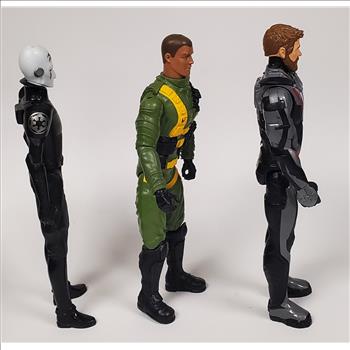Set of 3 Hasbro Action Figures 10-12