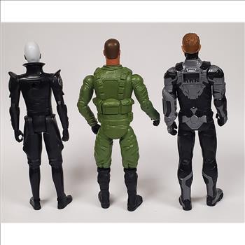 Set of 3 Hasbro Action Figures 10-12