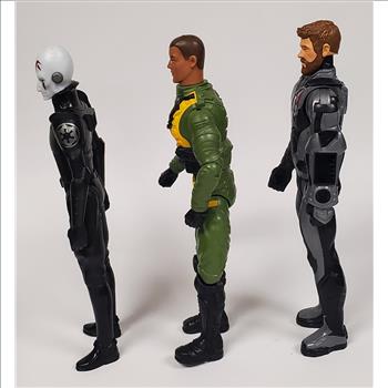 Set of 3 Hasbro Action Figures 10-12