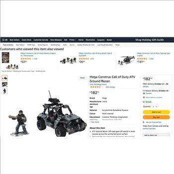 Mega Construx Call of Duty ATV Ground Recon