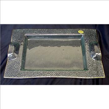 Arte Murano Glass Serving Tray