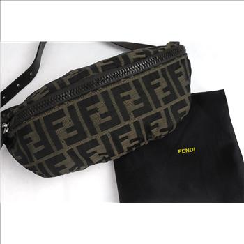 Classic Fendi Signature Monogrammed Crossbody Bag