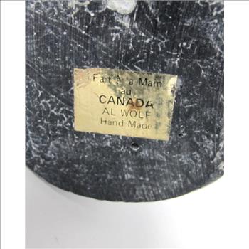 Vintage Wolf Original Inuit Sculpture