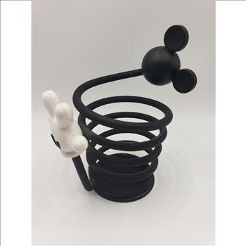 VTG Disney Mickey Mouse Head and Arm Metal Pen Holder
