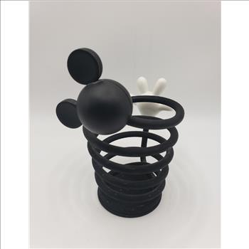 VTG Disney Mickey Mouse Head and Arm Metal Pen Holder