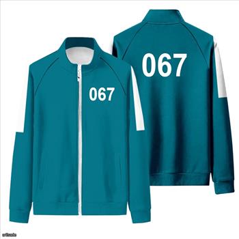Squid Game Cosplay Costumes 067 Jacket And Pants Outfit Size M