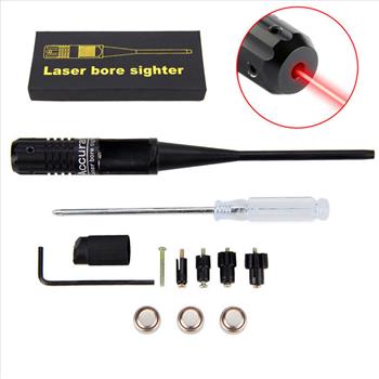 Laser Bore Sight Kit for .22 to .50 Caliber Rifles / Guns