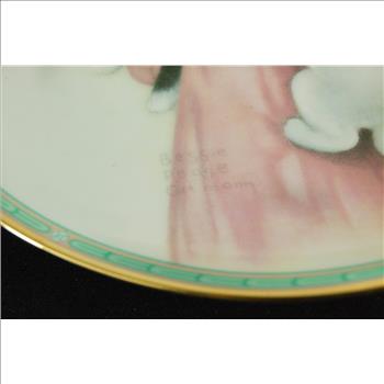 Collection of 4 ARTISAN Hand Painted Collectors Plates