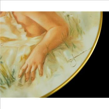 Collection of 4 ARTISAN Hand Painted Collectors Plates