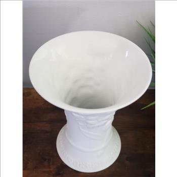 VTG 1970's Kaiser Bisque Porcelain Vase 10