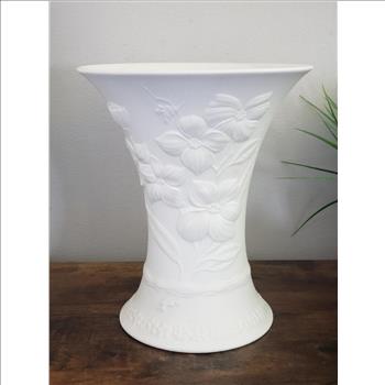 VTG 1970's Kaiser Bisque Porcelain Vase 10