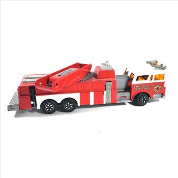 Vintage Die Cast 1:47 France Majorette Fire Dept Truck For Parts