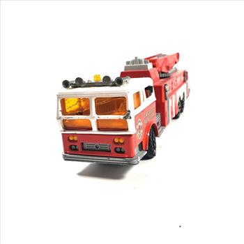 Vintage Die Cast 1:47 France Majorette Fire Dept Truck For Parts