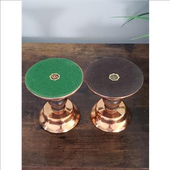 VTG Coppercraft Guild Copper Candle Holder - Set of 2