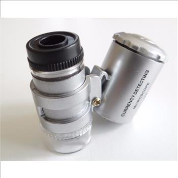45X LED Mini Pocket Microscope Magnifying Glass Loupe Optical Tool